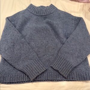 Toad&Co Blue Cowl Neck Sweater